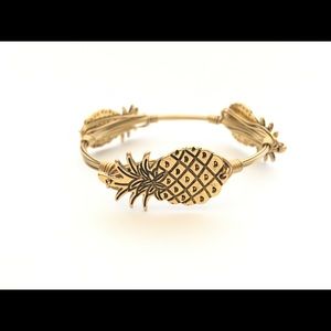 Pineapple bangle bracelet